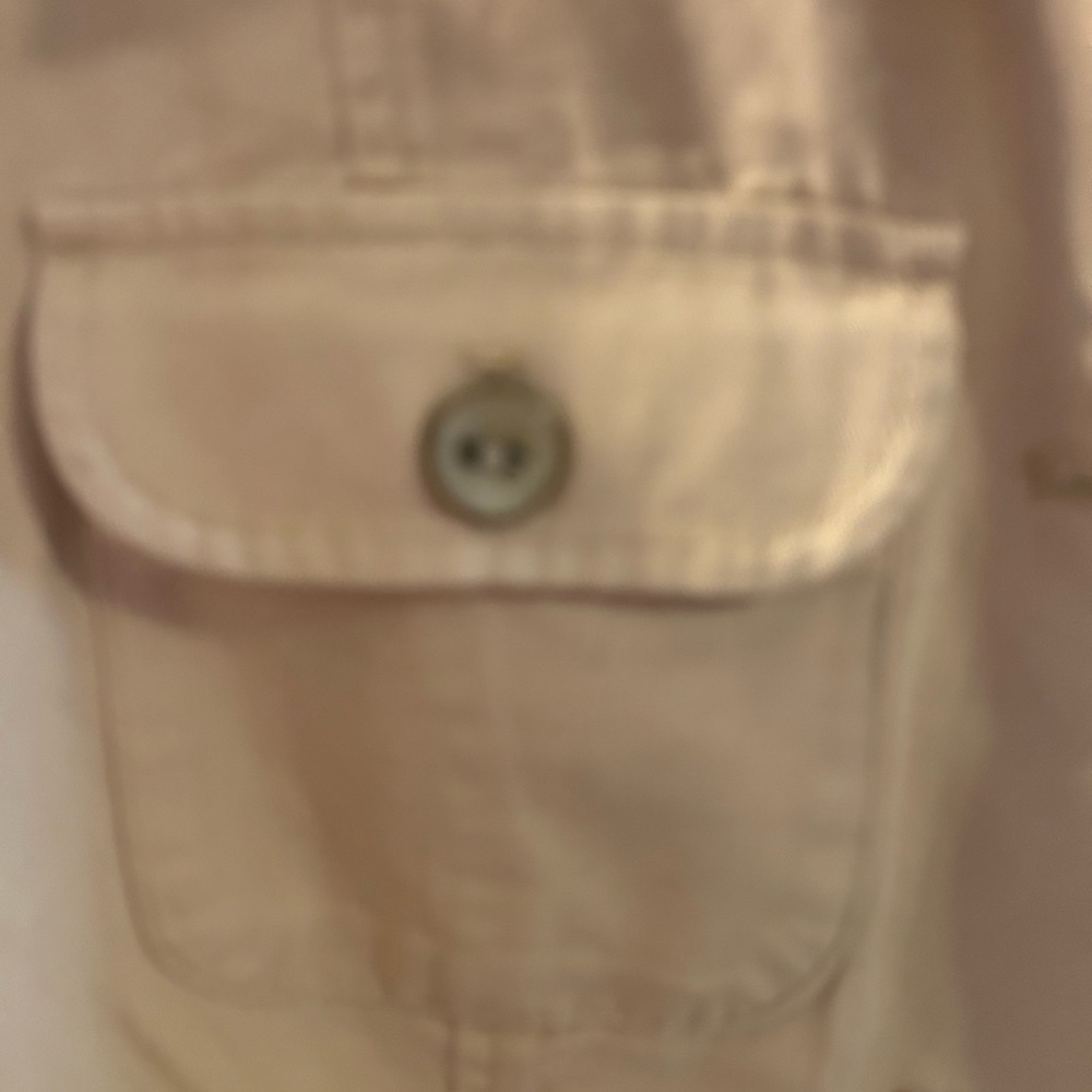 Pendleton Khaki Button Up Shacket Four Pockets 10… - image 3